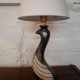 Small ceramic duck lamp