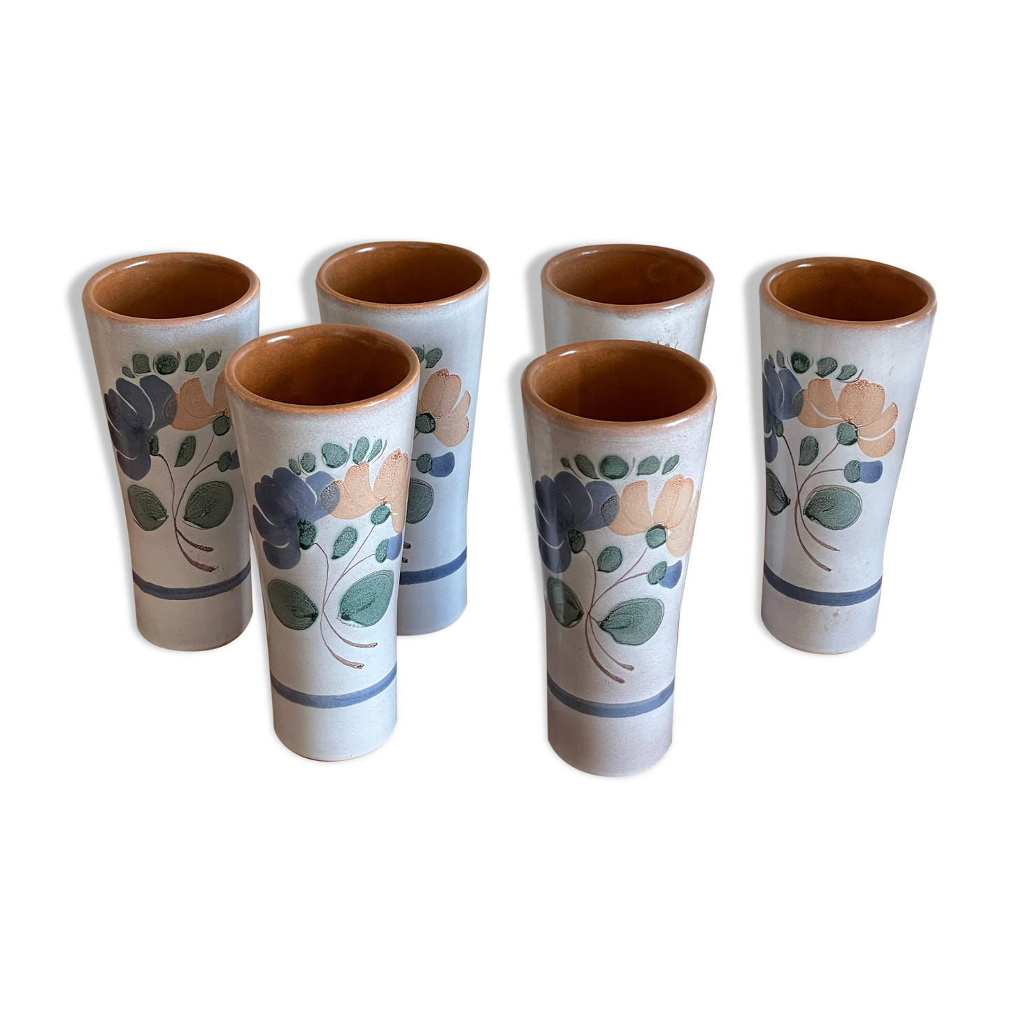 6 glasses mazagran Pornic MBFA