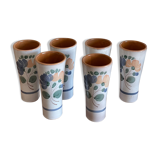 6 verres mazagran Pornic MBFA