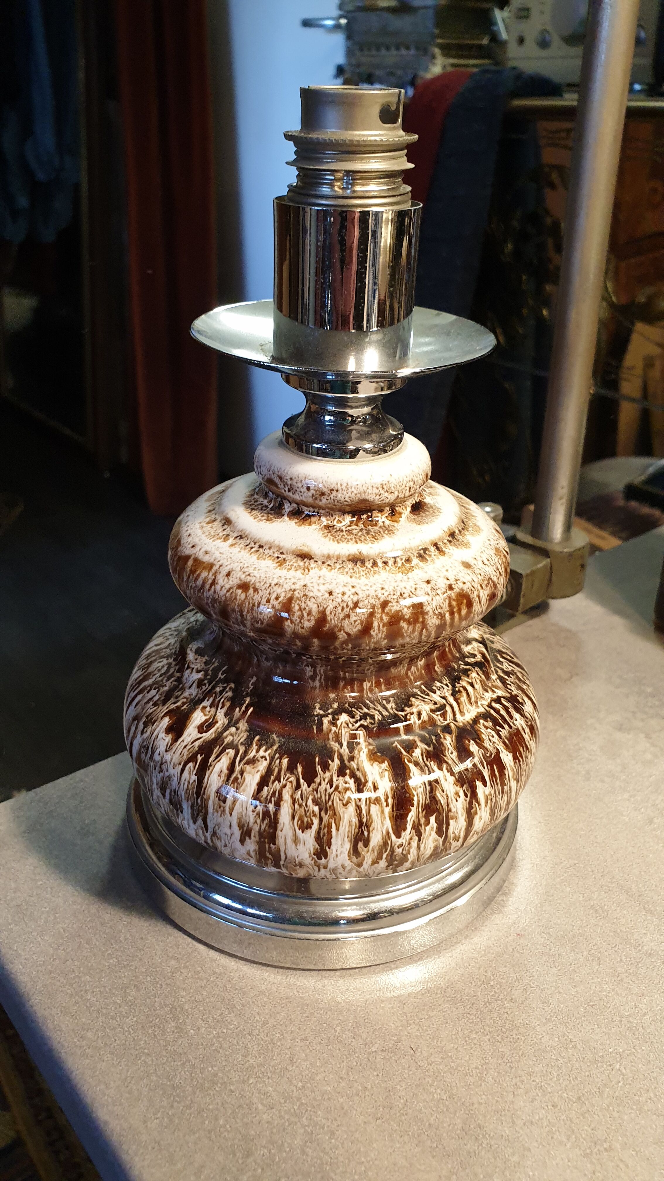 Seventies ceramic lamp