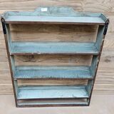 Burmese teak wall shelf