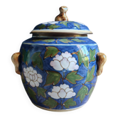 Mélarti Porcelain Vase with Lid - Hand-Painted Covered Pot