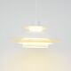 White Scandinavian lamp, 1970s