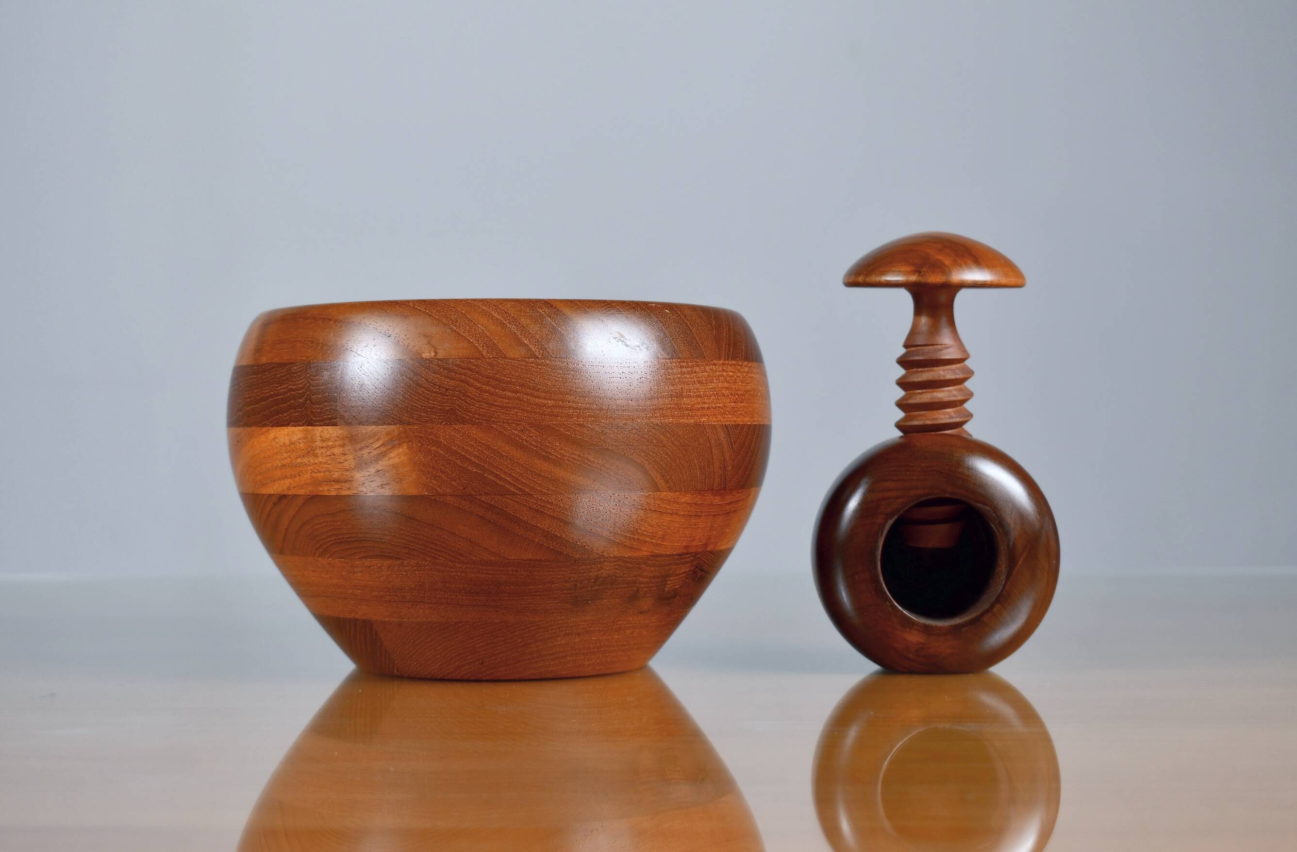 Teak Bowl by Wiggers of Denmark. 1960s