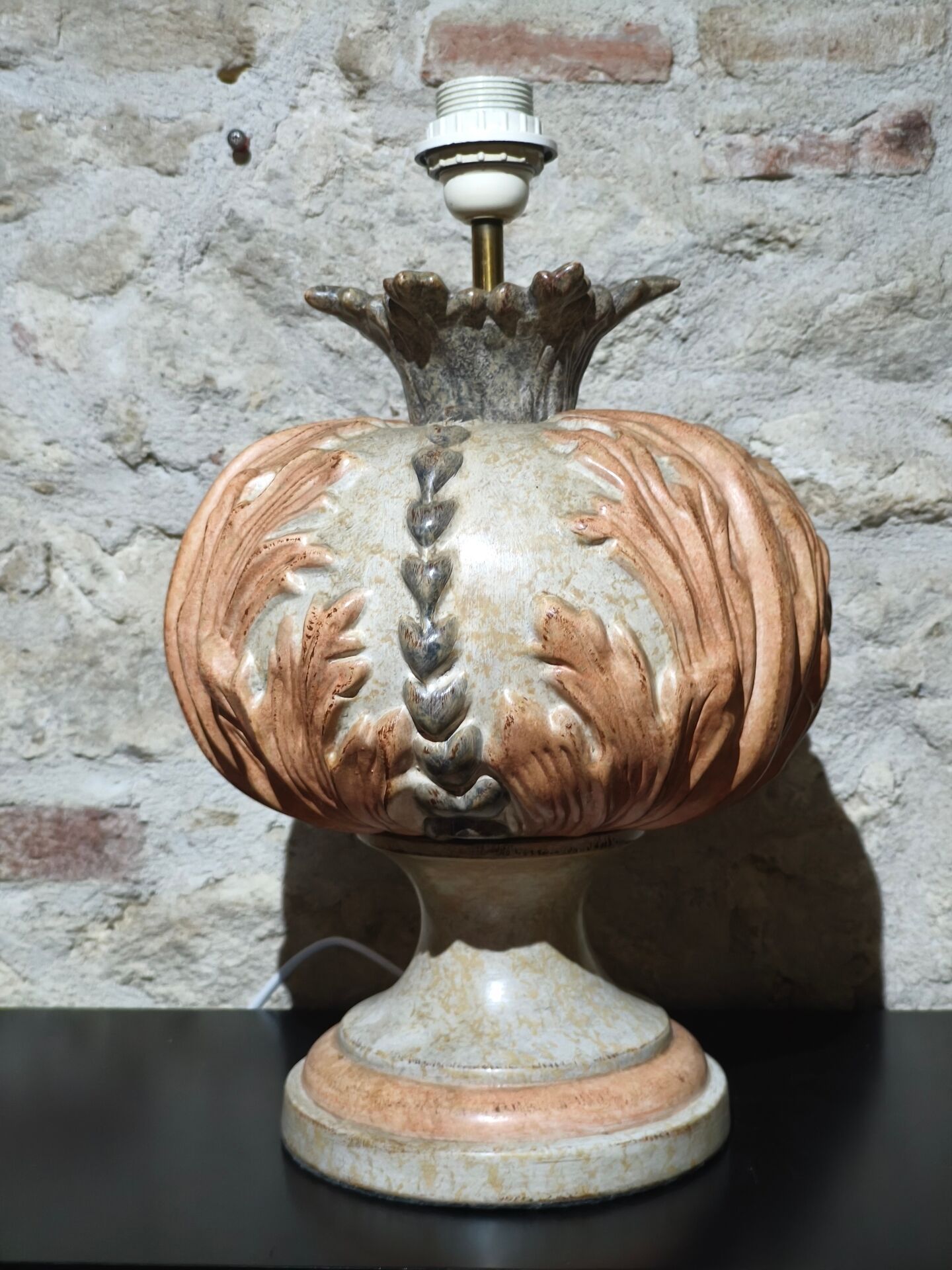 Neoclassical Urn Lamp Roche Bobois - Vintage 70s - Refurbished