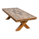 Vintage 1980s Brutalist Ceramic Coffee Table