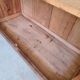 Old Parisian wooden linen wardrobe