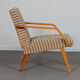 Paire de fauteuils en bois des années 1970