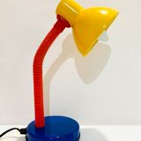 Lampe de bureau articulée colorée des années 80
