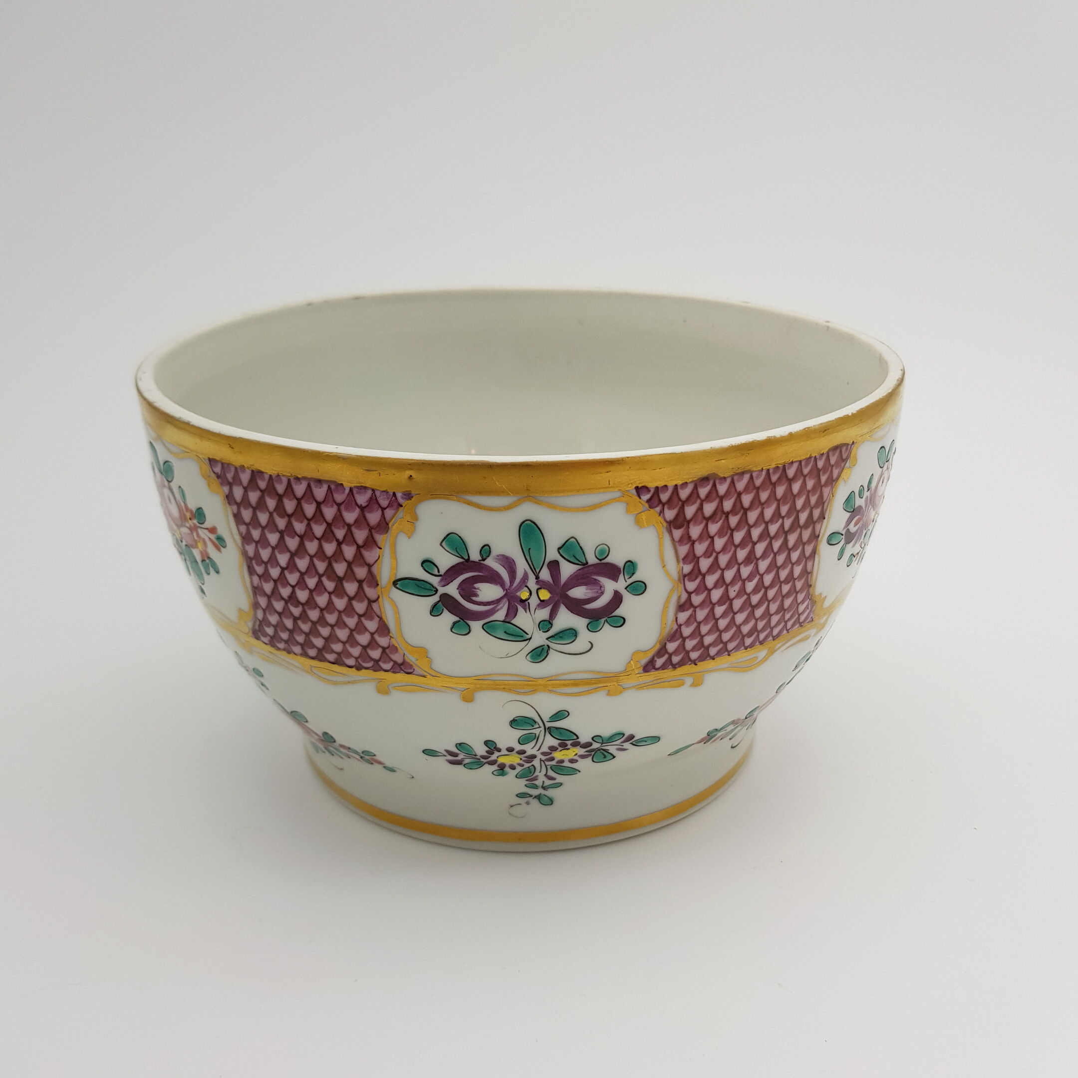 Pot cover porcelain décor Edme Samson decoration China Japan era 19th