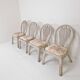 Set of 4 Vintage 'Palm Leaf' Chairs by Vivai del Sud – Hollywood Regency