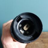 Lamp, turned wooden base