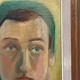 Huile sur panneau d'origine suédoise – "Portrait" par A.-S. Nilsson – Signé – Vintage et encadré – 44 × 32 cm (17,3" × 12,6")