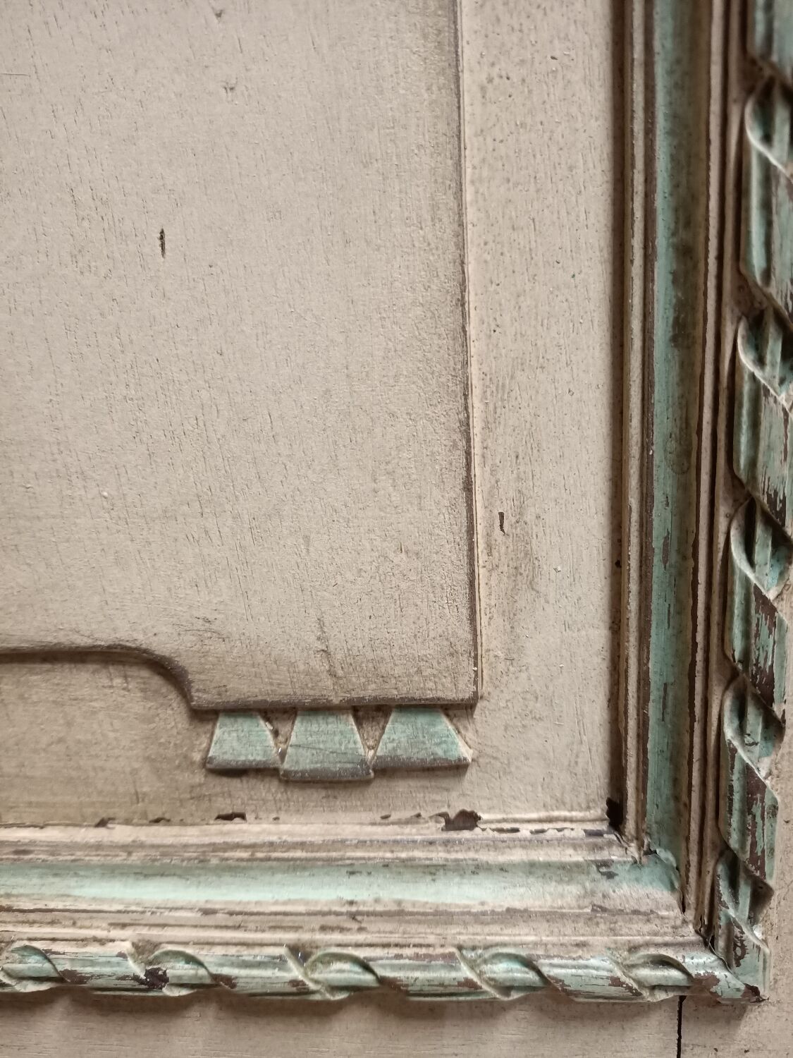 Old weathered Provencal buffet