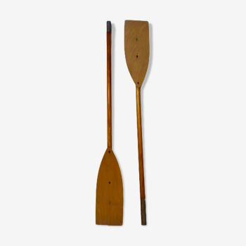 Paddle or vintage oars 1970