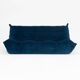 Canapé trois places Togo en tissu bleu foncé par Michel Ducaroy pour Ligne Roset