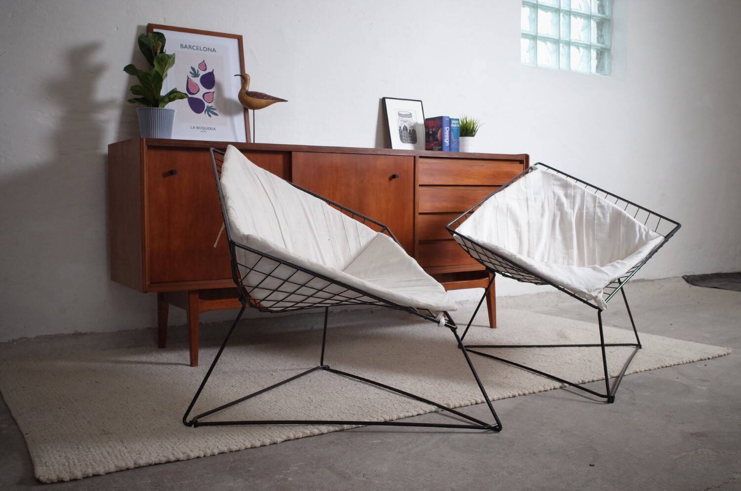 2 x OTI Gammelgaard Diamond Sessel + Tisch