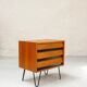Vintage Teak Mid Century Chest of Drawers, Lowboard, Sideboard