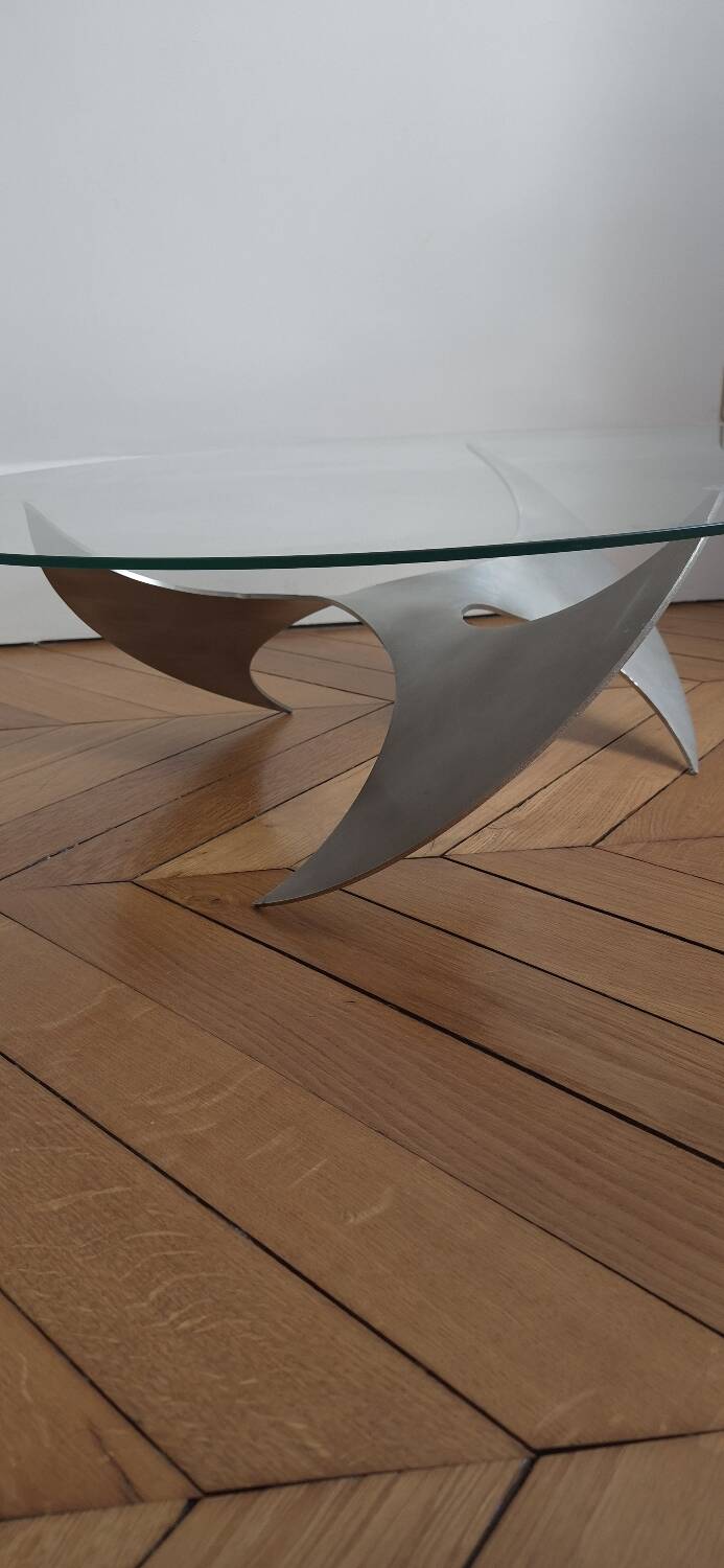 vintage propeller base K nut Hesterberg in steel and