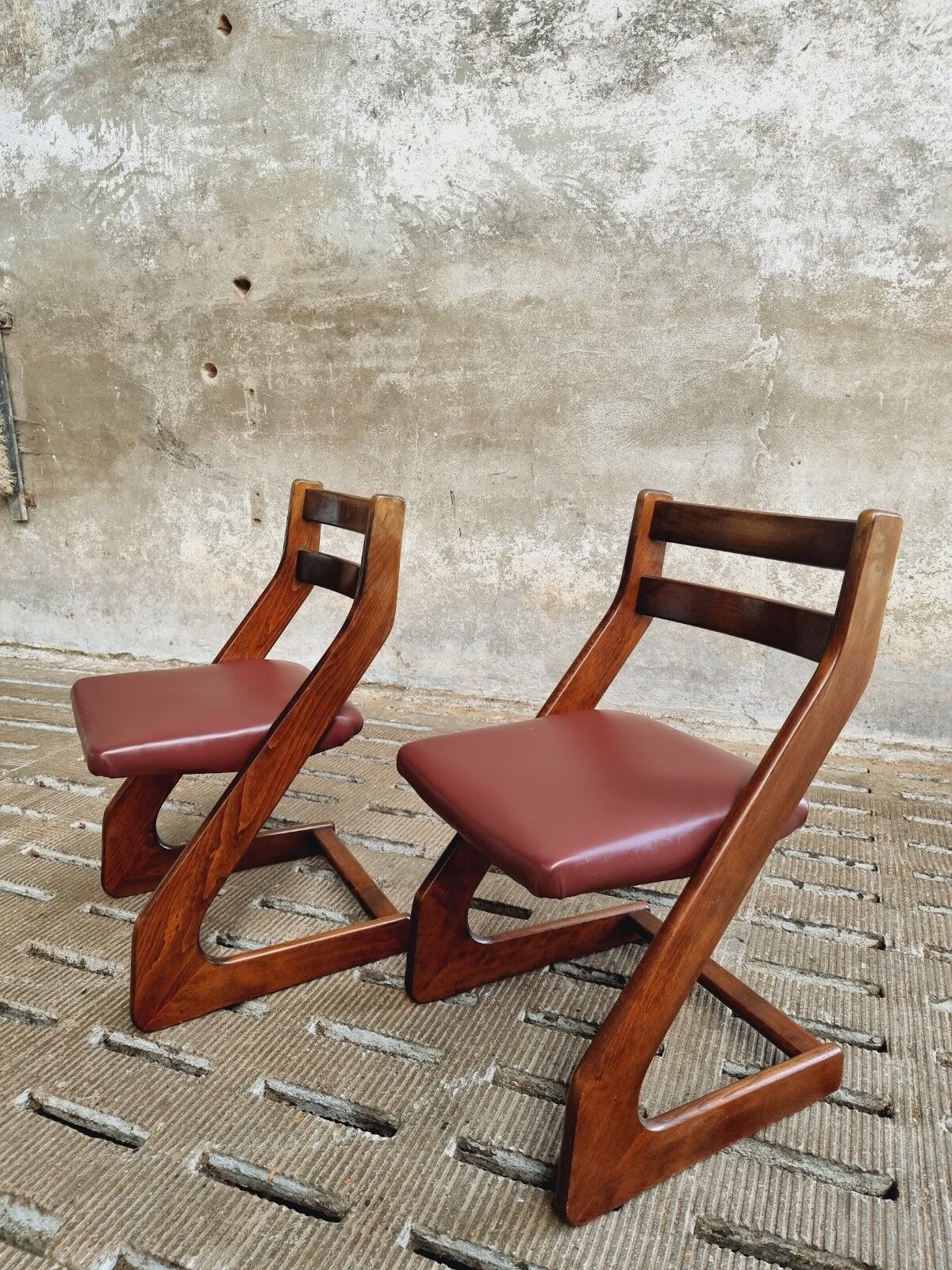 Vintage design chairs set Mid Century