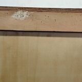 Double curtain cabinet