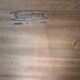 Paire de tables de nuit en bois vintage de campagne militaire par reprodux angleterre