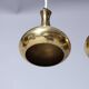 paire de suspensions laiton - Danemark années 70