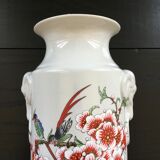 Porcelain cherry blossom vase