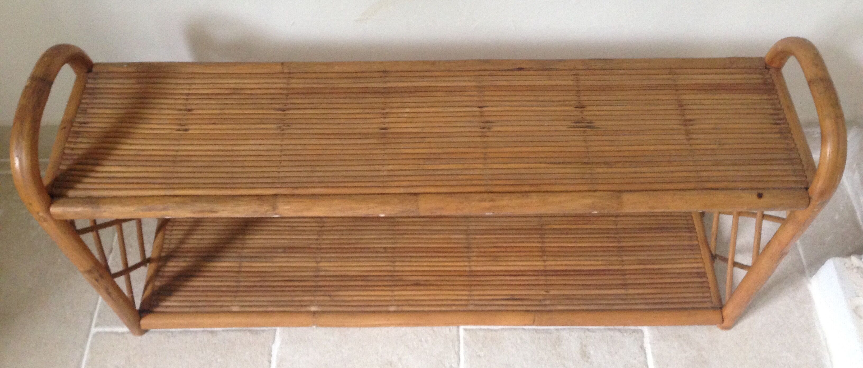 Shelf rattan 1 m