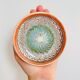 Romanian handicraft ceramic plate