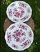 Ensemble de deux assiettes plates anciennes Sarreguemines Aubusson