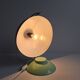 Mid-Century Mint Green Czech Desk Lamp with Chrome and Adjustable Shade