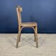 Set of 26 Baumann wooden bistro chairs from the 1950s France