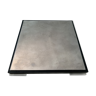 Dessous de table ou centre de table carré en bakélite, plexiglas et aluminium