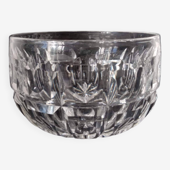 Finger rinse cup bowl in old cut crystal