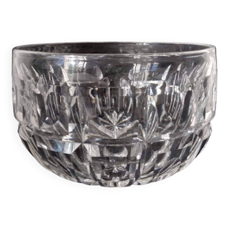 Finger rinse cup bowl in old cut crystal