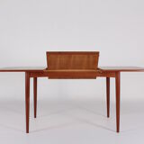 Scandinavian style teak extension table