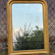 Louis-Philippe gilded mirror with mercury glass 89x65cm