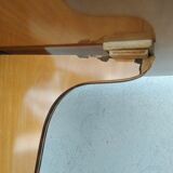 Oval table with formica flap