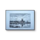 Ross Castle, Killarney, Ireland, printed illustration from 1879.