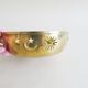 Sun, moon and stars brass bowl