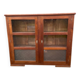 Antique wooden display cabinet