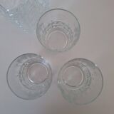 Vintage Whiskey Decanter and Glasses