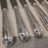 12 silver-plated table knives by Christofle, Albi pattern