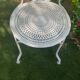 Chaises en fer forgé 1950