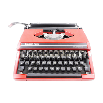 Typewriter red Silver Reed Silverette II Vintage revised nine Ribbon