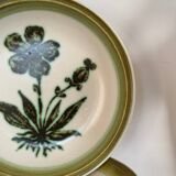 Assiettes creuses en grès Herbier Gien