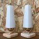 Vintage marble and opaline lamps from the 60s