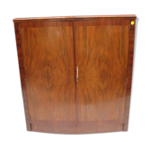 Art deco bar system in walnut