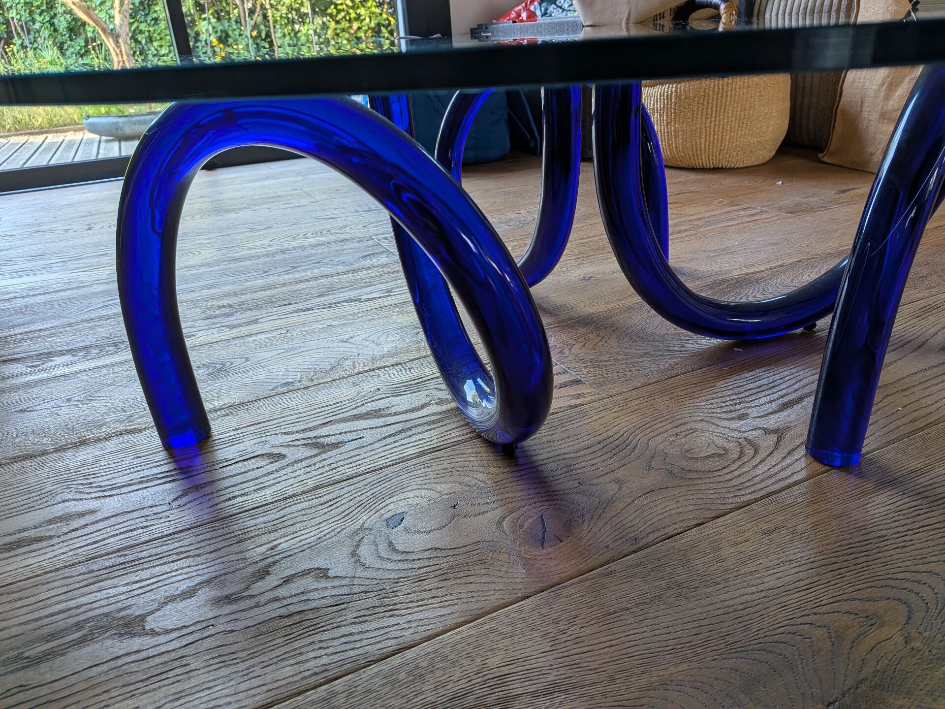 Murano glass table Roche Bobois